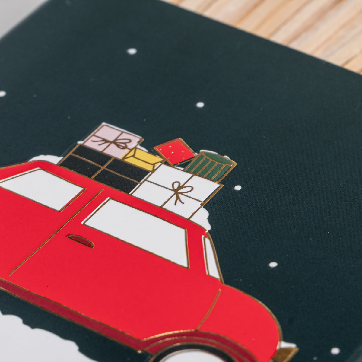 Streichhölzer Christmas Car