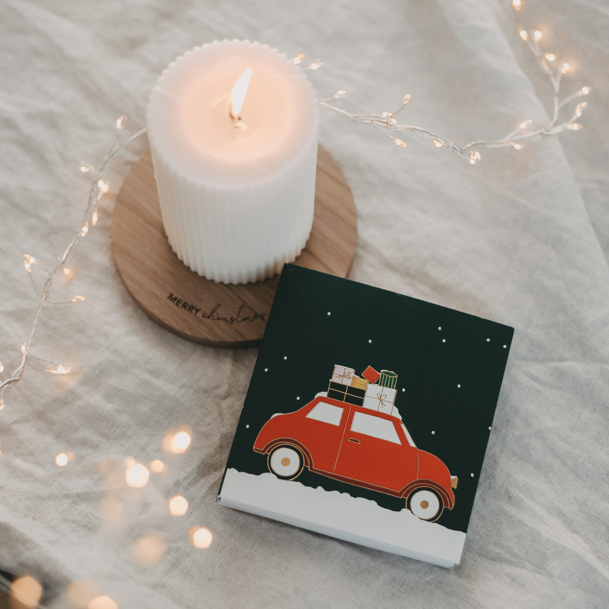 Streichhölzer Christmas Car