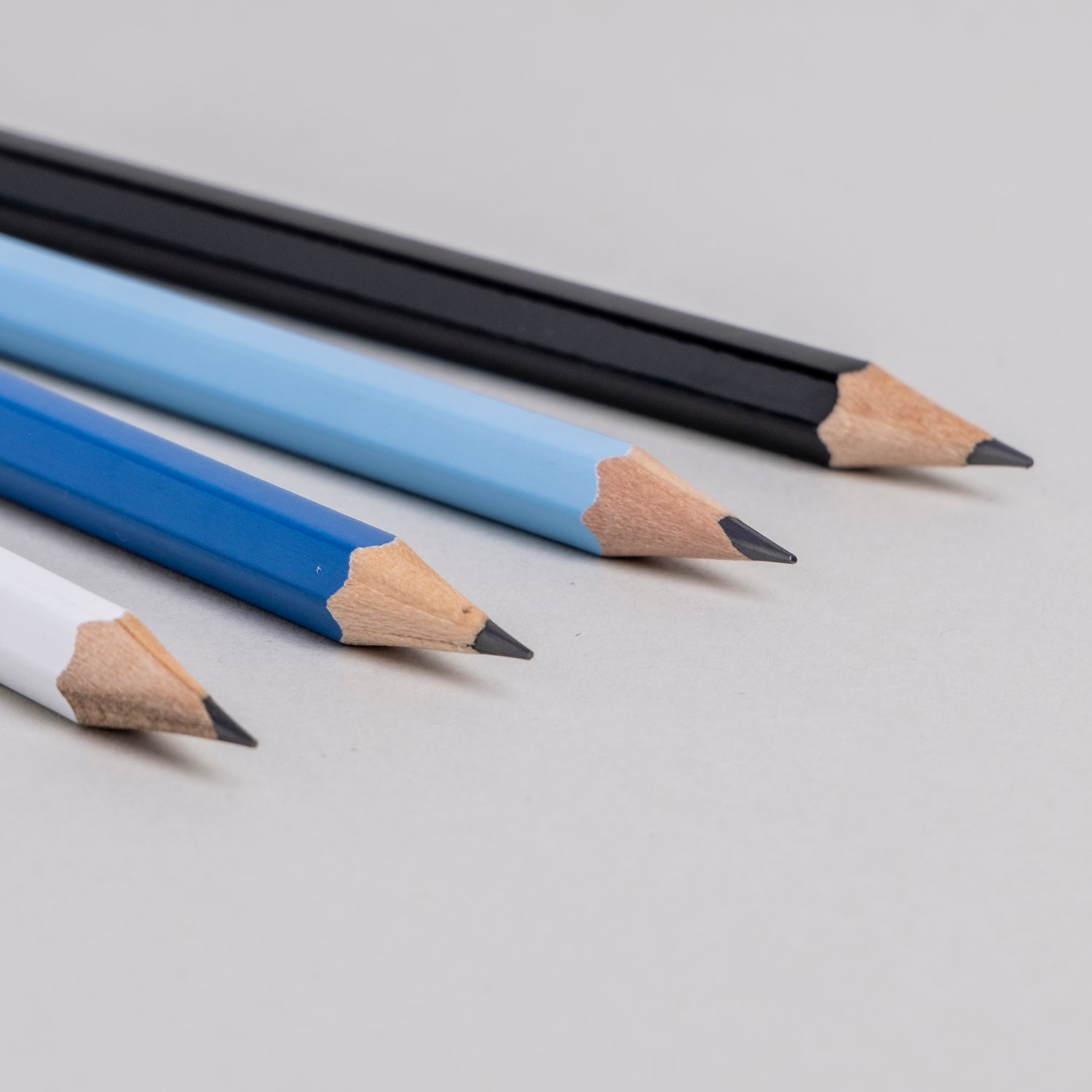 Bleistift 4er Set in blau