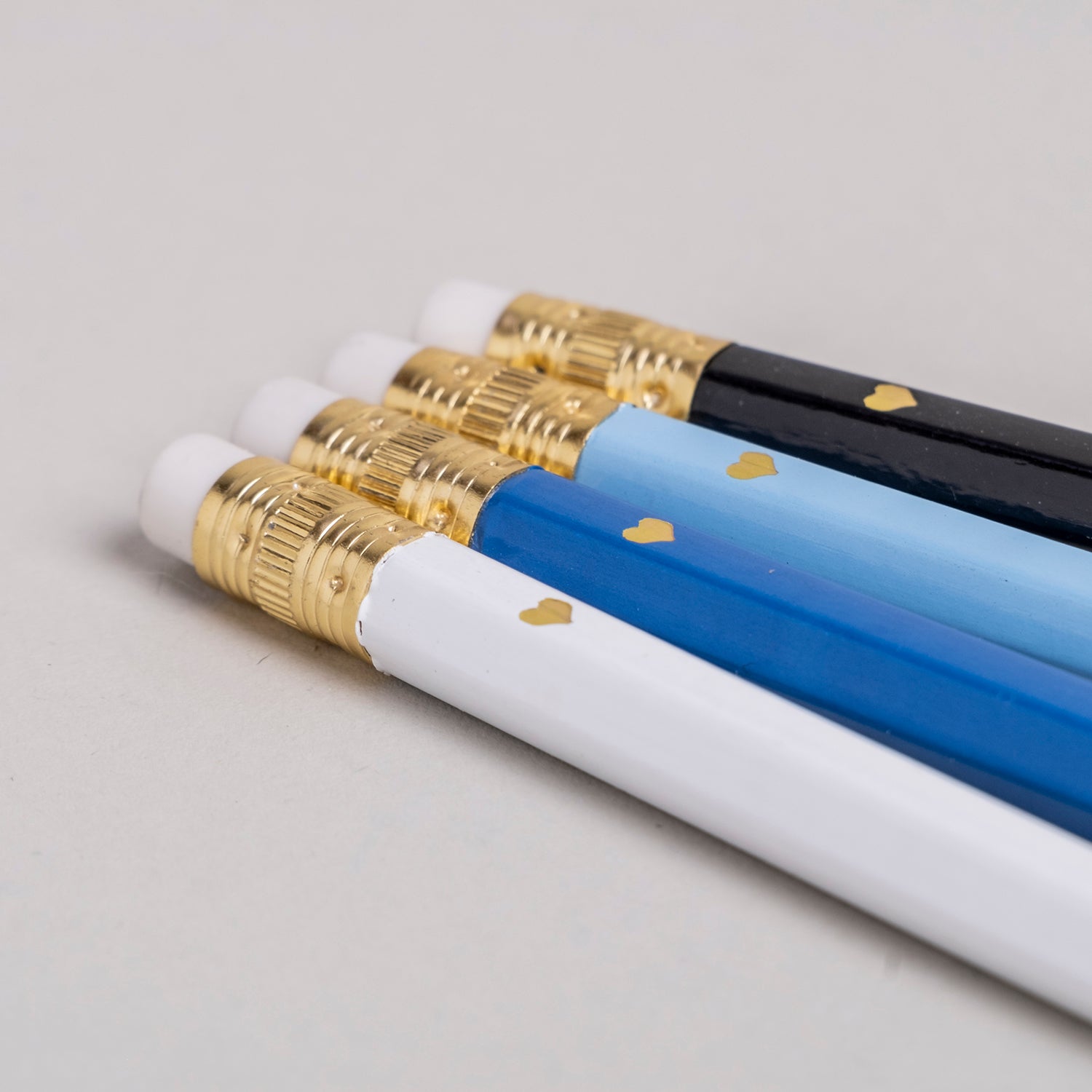 Bleistift 4er Set in blau