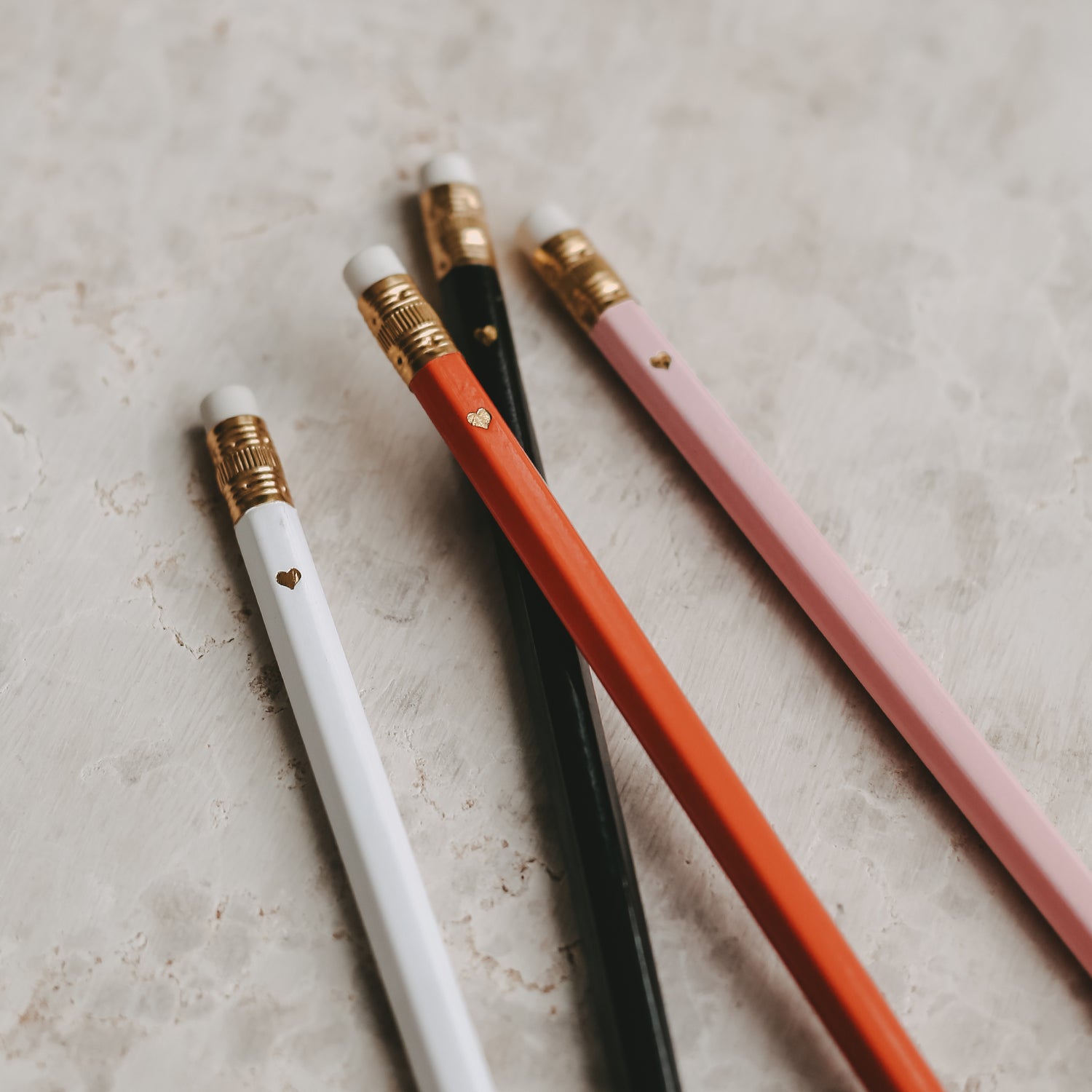Bleistift 4er Set in rosa