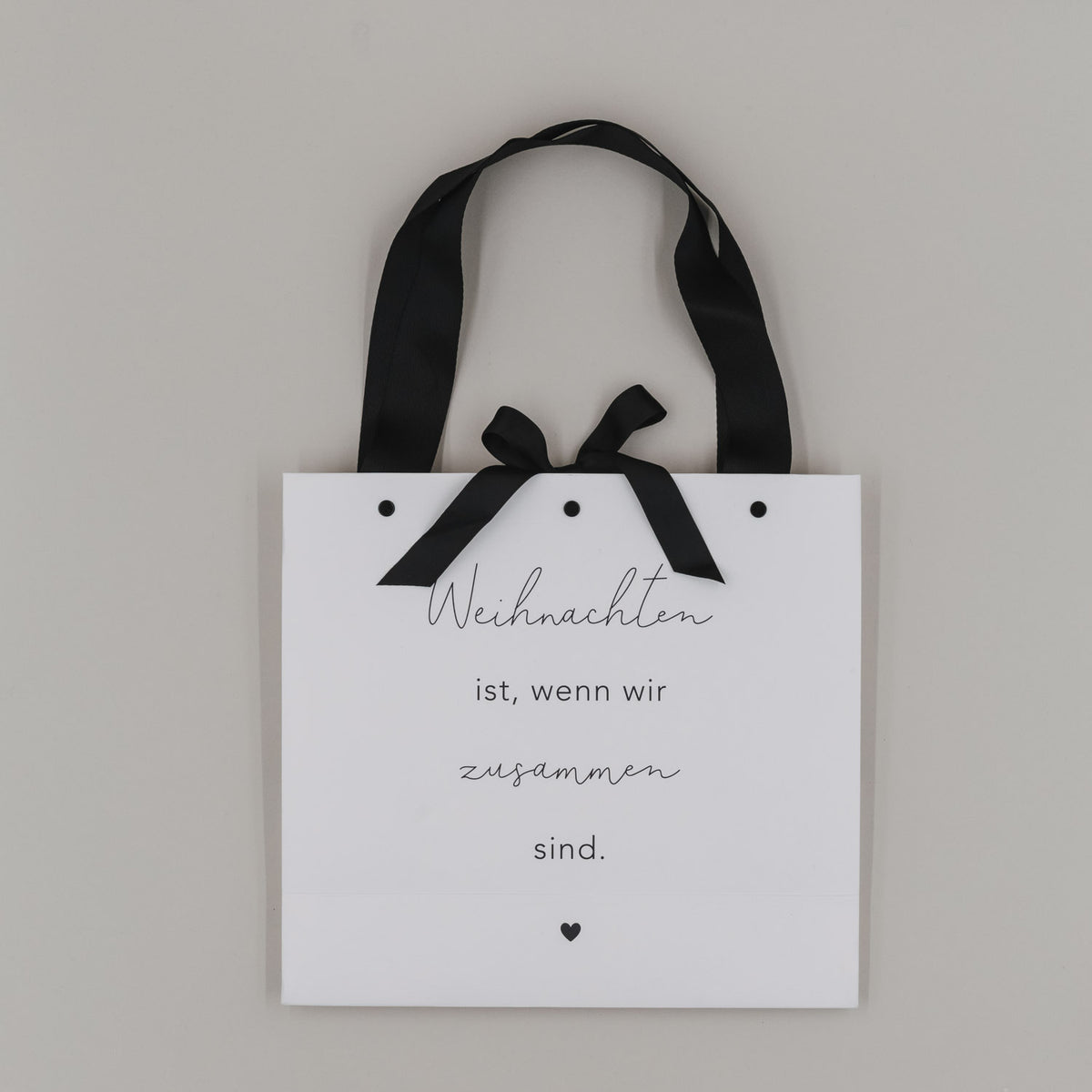 Geschenktüte Weihnachten ist - Medium