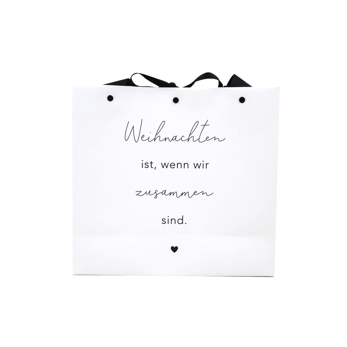 Geschenktüte Weihnachten ist - Medium
