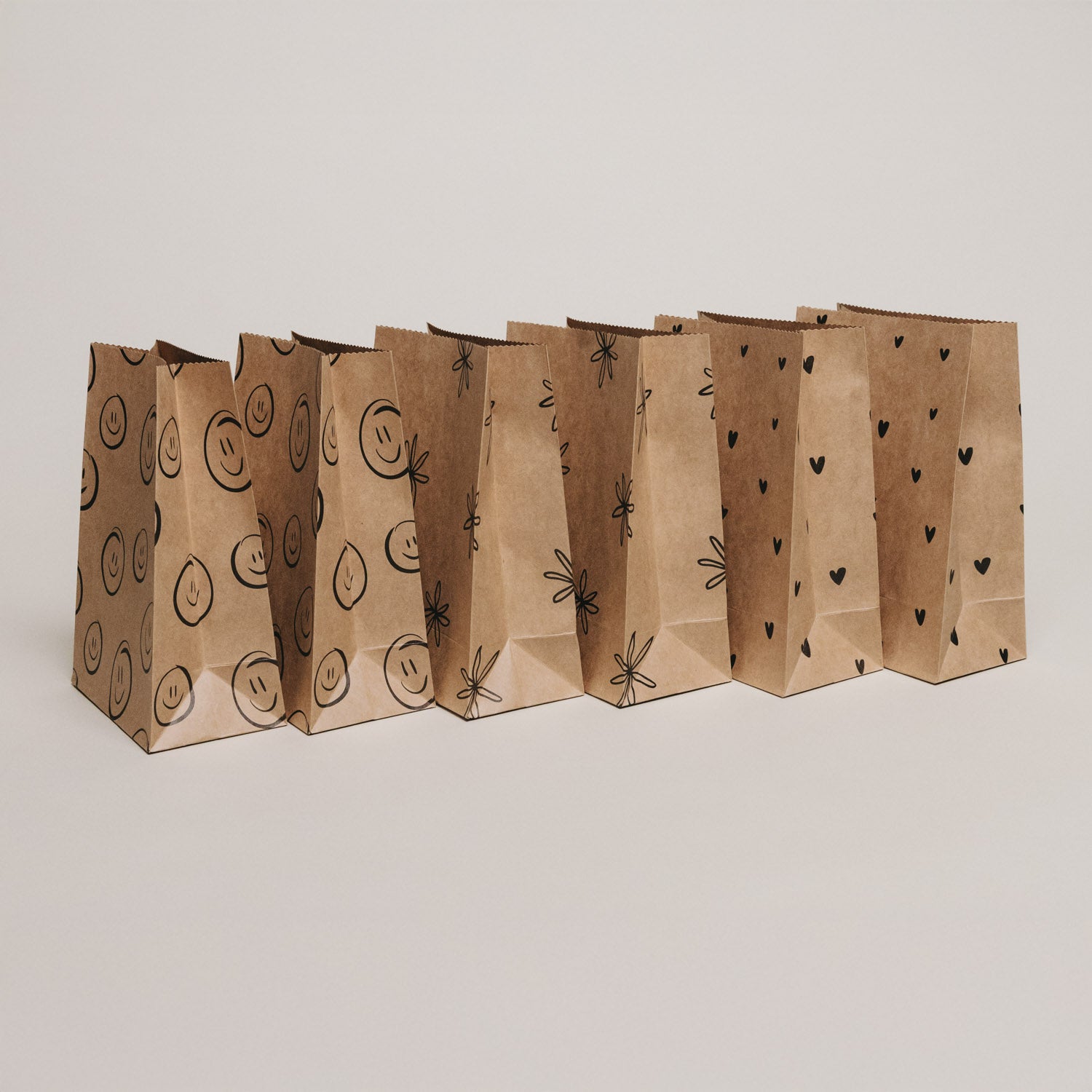 Geschenktüten aus Papier im 6er Set