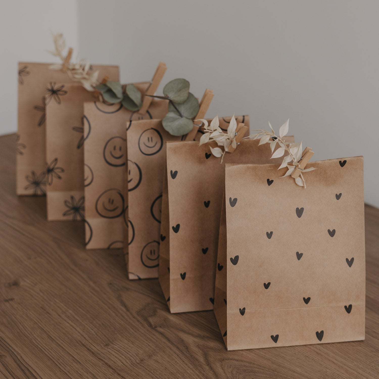 Geschenktüten aus Papier im 6er Set