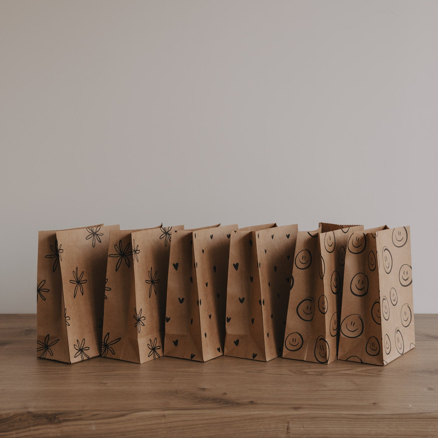 Geschenktüten aus Papier im 6er Set